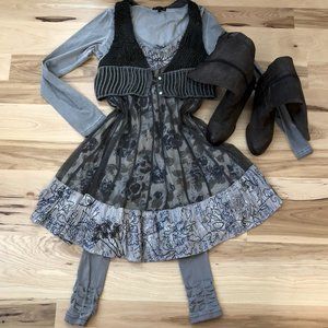 Three Season Dress Combination, 4 Pieces, German Design, nü + Carbone